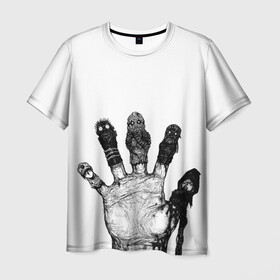 Мужская футболка 3D с принтом Dorohedoro в Санкт-Петербурге, 100% полиэфир | прямой крой, круглый вырез горловины, длина до линии бедер | dorohedoro | kaiman | дорохэдоро | манга