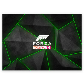 Поздравительная открытка с принтом Forza Horizon 4 Hi-tech в Санкт-Петербурге, 100% бумага | плотность бумаги 280 г/м2, матовая, на обратной стороне линовка и место для марки
 | 4 | forza | gamer | games | horizon | racing | ultimate | гонки | форза