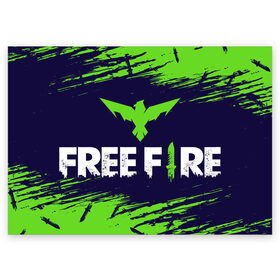 Поздравительная открытка с принтом FREE FIRE / ФРИ ФАЕР в Санкт-Петербурге, 100% бумага | плотность бумаги 280 г/м2, матовая, на обратной стороне линовка и место для марки
 | afth | ahb | ahbafth | fire | fps | free | freefire | garena | logo | master | mobile | online | акуу | акууашку | ашку | гарена | игра | игры | лого | логотип | логотипы | мастер | мобильная | нож | онлайн | символ | символы | фаер | фире | фпс 