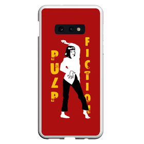 Чехол для Samsung S10E с принтом Pulp Fiction в Санкт-Петербурге, Силикон | Область печати: задняя сторона чехла, без боковых панелей | актеры | бандиты | боевик | бульварное | винсент | герои | девяностые | джулс | знаменитости | кинофильм | комедия | криминал | криминальное | лихие | логотип | миа | персонажи | преступники | ретро