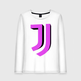 Женский лонгслив хлопок с принтом Juventus 3D Logo Fuchsia (2021) в Санкт-Петербурге, 100% хлопок |  | 0x000000123 | juve | juventus | ronaldo | юве | ювентус