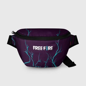 Поясная сумка 3D с принтом FREE FIRE / ФРИ ФАЕР в Санкт-Петербурге, 100% полиэстер | плотная ткань, ремень с регулируемой длиной, внутри несколько карманов для мелочей, основное отделение и карман с обратной стороны сумки застегиваются на молнию | afth | ahb | ahbafth | fire | fps | free | freefire | garena | logo | master | mobile | online | акуу | акууашку | ашку | гарена | игра | игры | лого | логотип | логотипы | мастер | мобильная | нож | онлайн | символ | символы | фаер | фире | фпс 