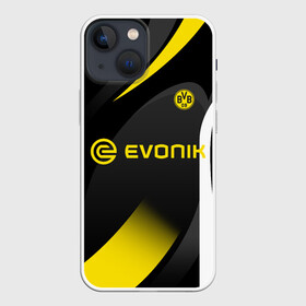 Чехол для iPhone 13 mini с принтом BORUSSIA DORTMUND в Санкт-Петербурге,  |  | 09 | borussia | borussia dortmund | bvb | bvb 09 | dortmund | fc | football club | sport | боруссия | дортмунд | спортивные | униформа | фирменые цвета | фк | футбольный клуб