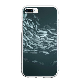 Чехол для iPhone 7Plus/8 Plus матовый с принтом Рыбы в Санкт-Петербурге, Силикон | Область печати: задняя сторона чехла, без боковых панелей | fish | fishing | вода | друг | животные | крючок | лето | море | мужчина | озера | отдых | подарок | природа | рыба | рыбалка | рыбки | улов