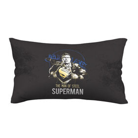 Подушка 3D антистресс с принтом Supermen в Санкт-Петербурге, наволочка — 100% полиэстер, наполнитель — вспененный полистирол | состоит из подушки и наволочки на молнии | man | steel | superman | vdzajul | супермен | супермэн