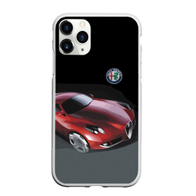 Чехол для iPhone 11 Pro Max матовый с принтом Alfa Romeo в Санкт-Петербурге, Силикон |  | Тематика изображения на принте: alfa romeo | car | italy | motorsport | prestige | автоспорт | альфа ромео | италия | престиж