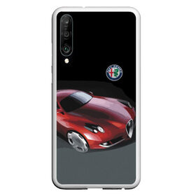 Чехол для Honor P30 с принтом Alfa Romeo в Санкт-Петербурге, Силикон | Область печати: задняя сторона чехла, без боковых панелей | alfa romeo | car | italy | motorsport | prestige | автоспорт | альфа ромео | италия | престиж