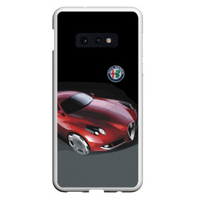 Чехол для Samsung S10E с принтом Alfa Romeo в Санкт-Петербурге, Силикон | Область печати: задняя сторона чехла, без боковых панелей | alfa romeo | car | italy | motorsport | prestige | автоспорт | альфа ромео | италия | престиж