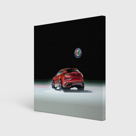 Холст квадратный с принтом Alfa Romeo в Санкт-Петербурге, 100% ПВХ |  | alfa romeo | car | italy | motorsport | prestige | автоспорт | альфа ромео | италия | престиж