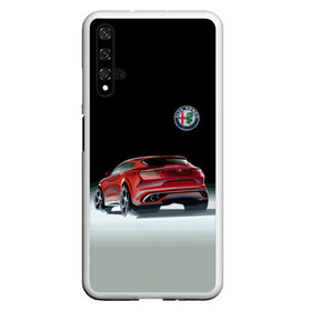 Чехол для Honor 20 с принтом Alfa Romeo в Санкт-Петербурге, Силикон | Область печати: задняя сторона чехла, без боковых панелей | alfa romeo | car | italy | motorsport | prestige | автоспорт | альфа ромео | италия | престиж