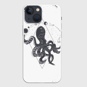 Чехол для iPhone 13 mini с принтом Ктулху | Cthulhu (Z) в Санкт-Петербурге,  |  | cthulhu | великий древний | владыка миров | зов ктулху | ктулху | лавкрафта | морское чудовище | чудовище