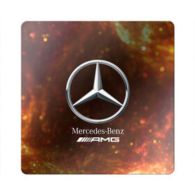 Магнит виниловый Квадрат с принтом MERCEDES / МЕРСЕДЕС в Санкт-Петербурге, полимерный материал с магнитным слоем | размер 9*9 см, закругленные углы | amg | auto | bens | benz | logo | merc | mercedes | mercedes benz | mersedes | moto | star | vthctltc | авто | амг | бенц | звезда | класс | лого | логотип | мерин | мерс | мерседес | мерседес бенц | мото | символ | символы | ьуксувуы