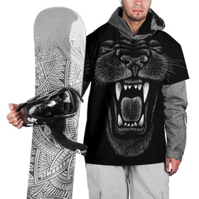 Накидка на куртку 3D с принтом Черная пантера в Санкт-Петербурге, 100% полиэстер |  | big | black | cat | danger | jungle | king | leopard | panter | panther | picture | большая | большой | джунглей | джунгли | зубы | король | кот | кошка | леопард | мелками | опасная | опасный | охотник | пантера | пасть | рисунок | хищник | 