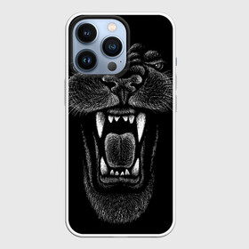 Чехол для iPhone 13 Pro с принтом Черная пантера в Санкт-Петербурге,  |  | big | black | cat | danger | jungle | king | leopard | panter | panther | picture | большая | большой | джунглей | джунгли | зубы | король | кот | кошка | леопард | мелками | опасная | опасный | охотник | пантера | пасть | рисунок | хищник | 