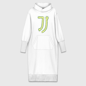 Платье удлиненное хлопок с принтом Juventus | Spray logo (2021) в Санкт-Петербурге,  |  | 0x000000123 | juve | juventus | ronaldo | юве | ювентус