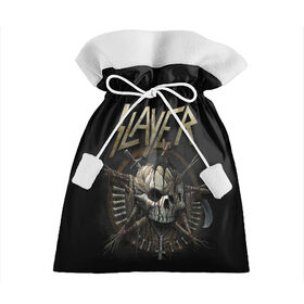 Подарочный 3D мешок с принтом Slayer в Санкт-Петербурге, 100% полиэстер | Размер: 29*39 см | kerry king | musical group | repentless | slayer | tom araya | метал | том арайа | трэш
