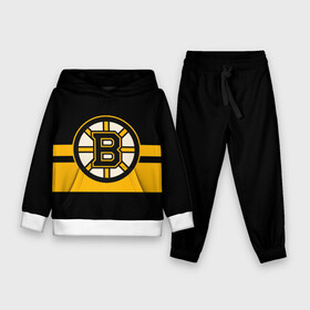 Детский костюм 3D (с толстовкой) с принтом BOSTON BRUINS NHL в Санкт-Петербурге,  |  | Тематика изображения на принте: black | boston | bruins | hockey | ice | logo | nhl | sport | usa | бостон | брюинз | логотип | нхл | спорт | хоккей