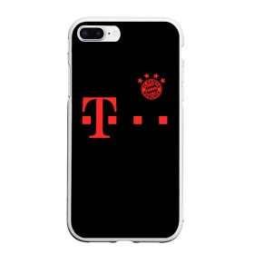 Чехол для iPhone 7Plus/8 Plus матовый с принтом FC Bayern M?nchen 20/21 в Санкт-Петербурге, Силикон | Область печати: задняя сторона чехла, без боковых панелей | 