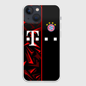 Чехол для iPhone 13 mini с принтом FC Bayern Munchen Форма в Санкт-Петербурге,  |  | bayern | bayern munchen | champions league | fc bayern munchen | germany | munchen | бавария | германия | левандовски | лига чемпионов | мюнхен | рибери | роббен