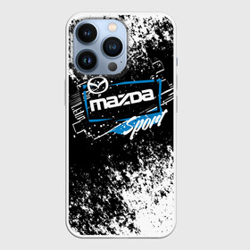 Чехол для iPhone 13 Pro с принтом MAZDA SPORT в Санкт-Петербурге,  |  | Тематика изображения на принте: auto | autosport | avto | car | mazda | race | road | sport | street racing | авто | автоспорт | гонки | дорога | мазда | марка | машина | спорт | тачка | трасса