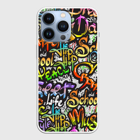 Чехол для iPhone 13 Pro с принтом Уличные граффити в Санкт-Петербурге,  |  | 1990 | 1990 е | 1990е | 90 е | 90е | crazy | dance | graffiti | graffity | hip hop | life | music | old school | oldschool | rap | street | style | west coast | безумные | графити | граффити | девяностые | классика | мир | музыка | олдскул | реп