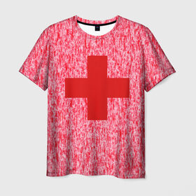 Мужская футболка 3D с принтом Хирург в Санкт-Петербурге, 100% полиэфир | прямой крой, круглый вырез горловины, длина до линии бедер | бактерии | болезнь | больница | брызги | вирус | врач | врачам | доктор | докторский | крест | крестик | кровавые | кровавый | кровь | медбрат | медик | медицина | медицинский | медсестра | палата