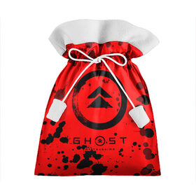 Подарочный 3D мешок с принтом GHOST OF TSUSHIMA в Санкт-Петербурге, 100% полиэстер | Размер: 29*39 см | Тематика изображения на принте: game | games | ghost | ghost of tsushima | japan | logo | samurai | symbol | tsushima | игра | игры | лого | логотипы | призрак | призрак цусимы | самураи | самурай | символ | символы | цусимы | япония | японская | японские | японский
