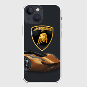 Чехол для iPhone 13 mini с принтом Lamborghini в Санкт-Петербурге,  |  | bolide | car | italy | lamborghini | motorsport | power.prestige | автомобиль | автоспорт | болид | италия | ламборгини | мощь | престиж