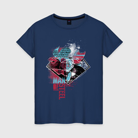 Женская футболка хлопок с принтом Super speed в Санкт-Петербурге, 100% хлопок | прямой крой, круглый вырез горловины, длина до линии бедер, слегка спущенное плечо | man | steel | superman | vdzajul | супермен | супермэн
