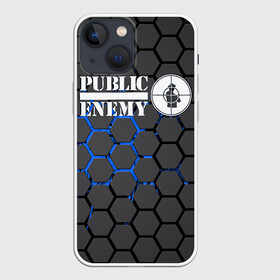 Чехол для iPhone 13 mini с принтом PUBLIC ENEMY в Санкт-Петербурге,  |  | Тематика изображения на принте: public enemy | rap | музыка | паблик энеми | рэп