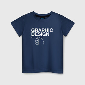 Детская футболка хлопок с принтом Graphic Design в Санкт-Петербурге, 100% хлопок | круглый вырез горловины, полуприлегающий силуэт, длина до линии бедер | cmyk | design | designer | illustrator | photoshop | rgb | дезигнер | дизайн | дизанер | ргб