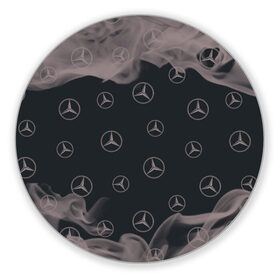 Коврик для мышки круглый с принтом MERCEDES / МЕРСЕДЕС в Санкт-Петербурге, резина и полиэстер | круглая форма, изображение наносится на всю лицевую часть | amg | auto | bens | benz | logo | merc | mercedes | mercedes benz | mersedes | moto | star | vthctltc | авто | амг | бенц | звезда | класс | лого | логотип | мерин | мерс | мерседес | мерседес бенц | мото | символ | символы | ьуксувуы