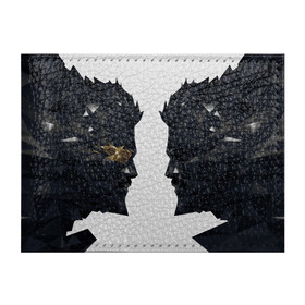 Обложка для студенческого билета с принтом Deus Ex(спина) в Санкт-Петербурге, натуральная кожа | Размер: 11*8 см; Печать на всей внешней стороне | adam jensen | cyberpunk | deus ex | eidos montreal | games | human revolution | low poly | mankind divided | square enix | адам дженсен | бог из | игры | киберпанк