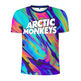 Мужская футболка 3D спортивная с принтом ARCTIC MONKEYS в Санкт-Петербурге, 100% полиэстер с улучшенными характеристиками | приталенный силуэт, круглая горловина, широкие плечи, сужается к линии бедра | alex turner | arctic monkeys | rock | алекс тернер | арктик манкис | рок