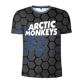 Мужская футболка 3D спортивная с принтом ARCTIC MONKEYS в Санкт-Петербурге, 100% полиэстер с улучшенными характеристиками | приталенный силуэт, круглая горловина, широкие плечи, сужается к линии бедра | alex turner | arctic monkeys | rock | алекс тернер | арктик манкис | рок