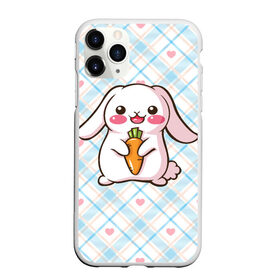 Чехол для iPhone 11 Pro Max матовый с принтом Милый зайка в Санкт-Петербурге, Силикон |  | Тематика изображения на принте: веган | вегетарианец | животное | зайцы | зайчик | зайчонок | заяц | кролик | кроль | крольчонок | овощи | пушистик