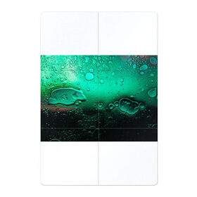 Магнитный плакат 2Х3 с принтом Зеленые капли клетки в Санкт-Петербурге, Полимерный материал с магнитным слоем | 6 деталей размером 9*9 см | биология | вода | градиент | для всех | дождь | капли | клетки | летний | на каждый день | обычный | окно | поверхность | повседневный | размытость | роса | стекло