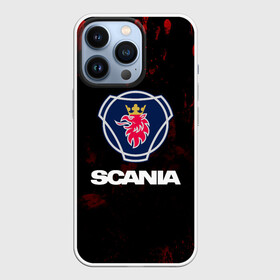 Чехол для iPhone 13 Pro с принтом Scania в Санкт-Петербурге,  |  | Тематика изображения на принте: scania | автобус | грузовик | дальнобой | дальнобойщик | лев | скания | фура | шведское авто