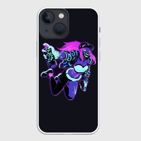Чехол для iPhone 13 mini с принтом Neon Girl в Санкт-Петербурге,  |  | blue | cyberpunk2077 | girl | girls | neon | неон | неоновая девушка