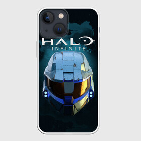 Чехол для iPhone 13 mini с принтом Halo Infinite в Санкт-Петербурге,  |  | fp | halo | halo infinite | master chief | microsoft | skull | игра | мастер чиф | сияние | спартанец 117 | череп | шутер