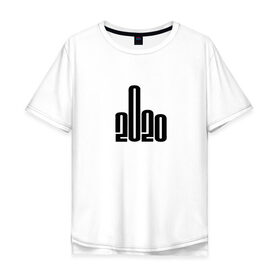 Мужская футболка хлопок Oversize с принтом 2020 Covid-ный год в Санкт-Петербурге, 100% хлопок | свободный крой, круглый ворот, “спинка” длиннее передней части | 2020 год | коронавирус