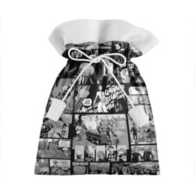 Подарочный 3D мешок с принтом Академия Амбрелла в Санкт-Петербурге, 100% полиэстер | Размер: 29*39 см | Тематика изображения на принте: the umbrella academy | umbrella | академия амбрелла | амбрелла | зонтик | комиксы