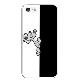 Чехол для iPhone 5/5S матовый с принтом Пантера в Санкт-Петербурге, Силикон | Область печати: задняя сторона чехла, без боковых панелей | мультик | мультфильм | пантера | персонаж | розовая пантера