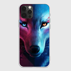 Чехол для iPhone 12 Pro Max с принтом ВЗГЛЯД ВОЛКА в Санкт-Петербурге, Силикон |  | Тематика изображения на принте: animals | wolf | волк | волки | животные | звери | луна | одиночка | хищник
