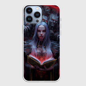 Чехол для iPhone 13 Pro Max с принтом Demonic book в Санкт-Петербурге,  |  | Тематика изображения на принте: book | deads | demon | demoness | demonic | demonical | demons | devil | the demon book | witch | ведьма | демон | демоница | демонический | демоны | дьявол | дьяволица | книга | колдунья | мертвецы | череп