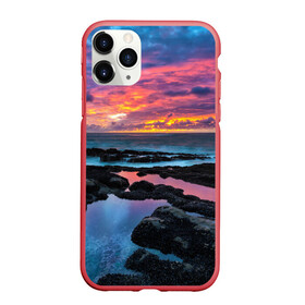 Чехол для iPhone 11 Pro Max матовый с принтом Закат в Санкт-Петербурге, Силикон |  | вечер | вода | волна | волны | восход | горизонт | запад | капли | крабы | луна | море | небо | ночь | облака | океан | оранжевая | оранжевый | остров | пейзаж | пляж | радуга | ракушки | рассвет | синий