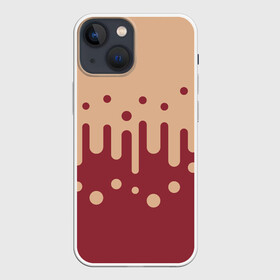 Чехол для iPhone 13 mini с принтом Волны ТЕСЛА(OKO) в Санкт-Петербурге,  |  | oko | pattern | textures | абстракция | брызги | волна | геометрия | градиент | грязная | грязь | капли | кляксы | контраст | краска | круг | ливень | линия | масло | наука | неон | овал | око | паттерн | пиксели