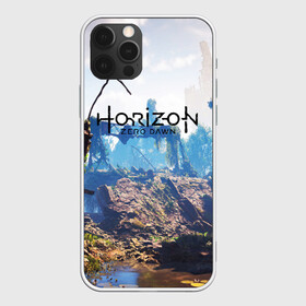 Чехол для iPhone 12 Pro с принтом Horizon Zero Dawn в Санкт-Петербурге, силикон | область печати: задняя сторона чехла, без боковых панелей | aloy | antasy girl | art | artwork | digital art | fantasy | horizon | horizon: zero dawn | landscape | tallneck | warrior fantasy | weapon | zero dawn