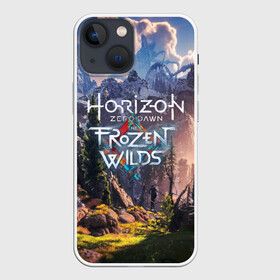 Чехол для iPhone 13 mini с принтом Horizon Zero Dawn в Санкт-Петербурге,  |  | aloy | antasy girl | art | artwork | digital art | fantasy | horizon | horizon: zero dawn | landscape | tallneck | warrior fantasy | weapon | zero dawn