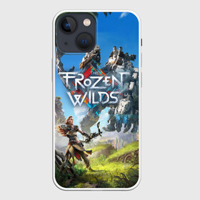 Чехол для iPhone 13 mini с принтом Horizon Zero Dawn в Санкт-Петербурге,  |  | aloy | antasy girl | art | artwork | digital art | fantasy | horizon | horizon: zero dawn | landscape | tallneck | warrior fantasy | weapon | zero dawn